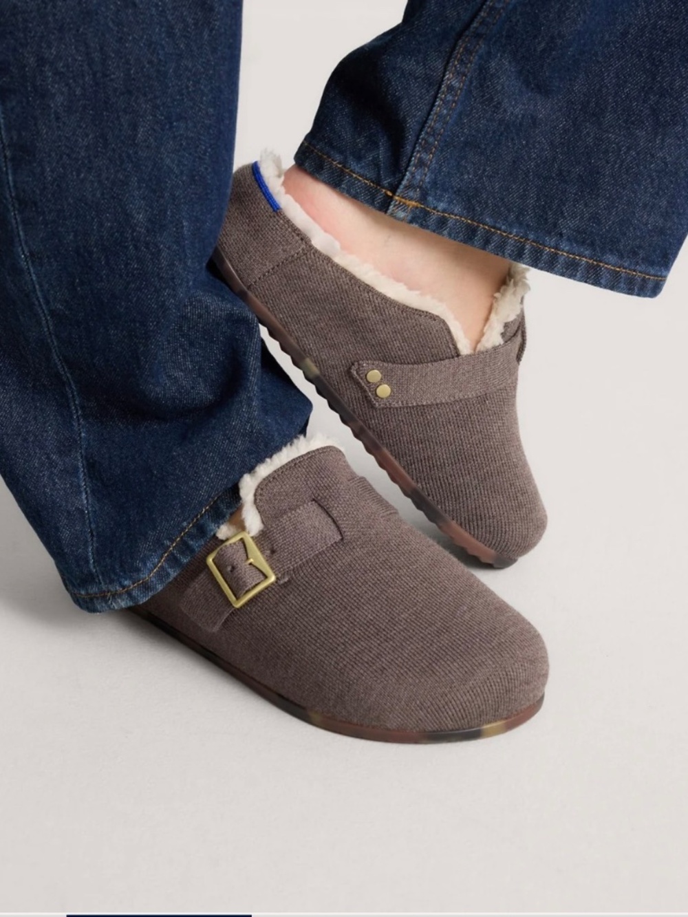 Rothy's Teddy Buckle Clog size 8